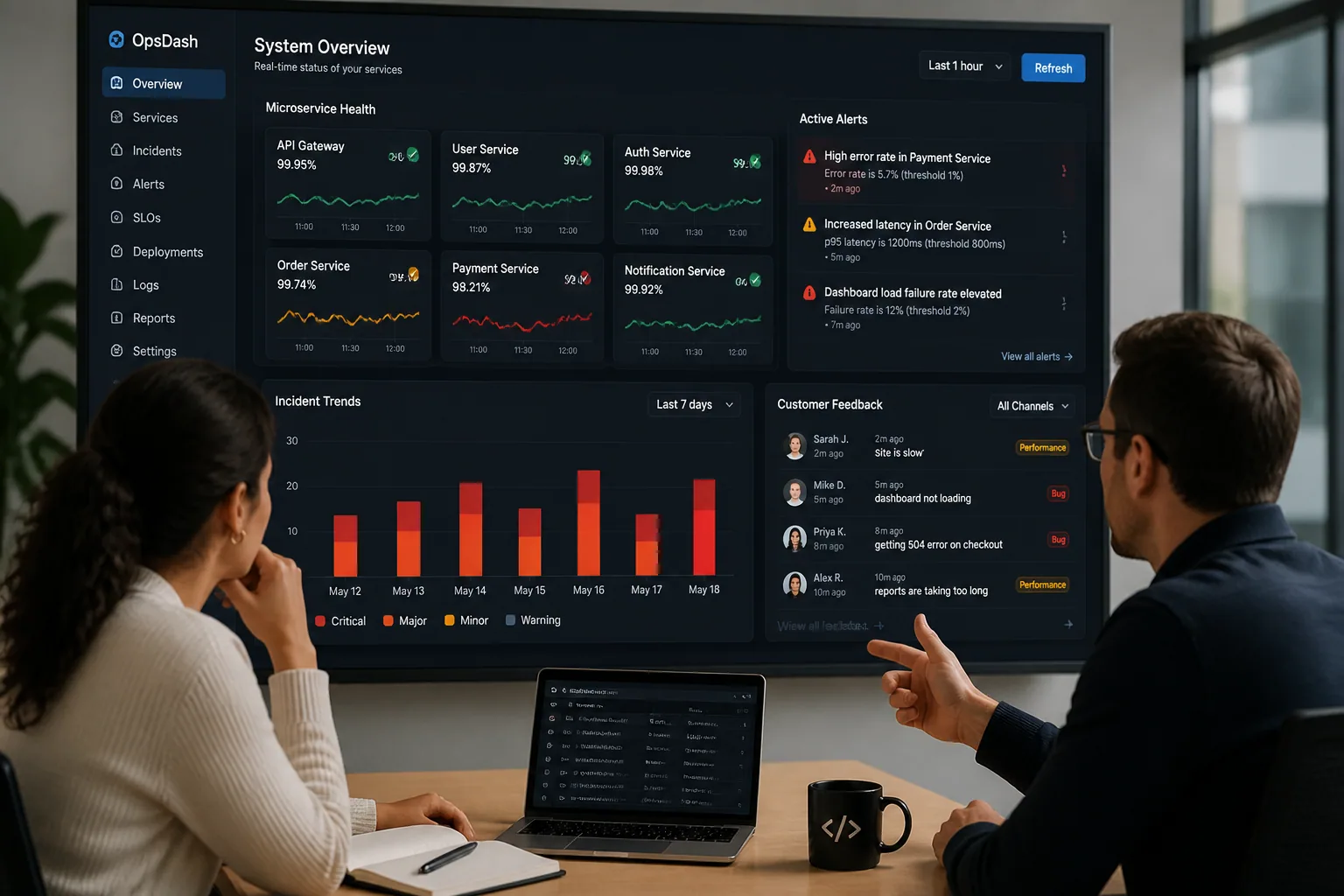 How to Build Feedback-Driven Microservices Monitoring for B2B SaaS Products