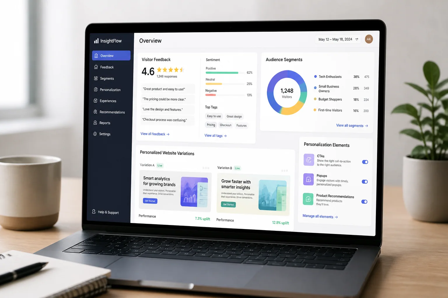 How to Use Feedback Data to Create Smarter, Intent-Based Web Personalization