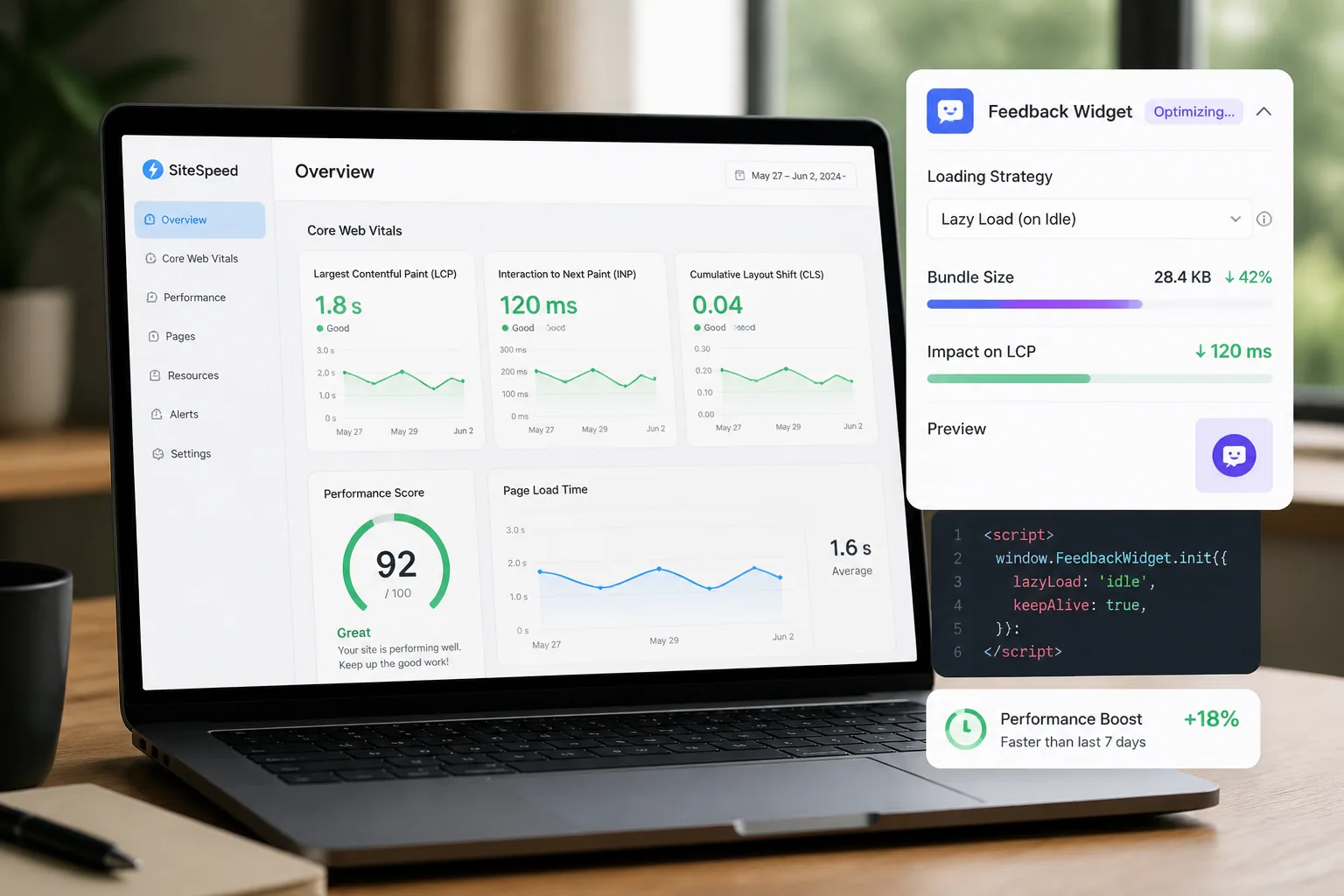 How to Use Feedback Widgets to Improve Your Website’s Page Speed and Performance