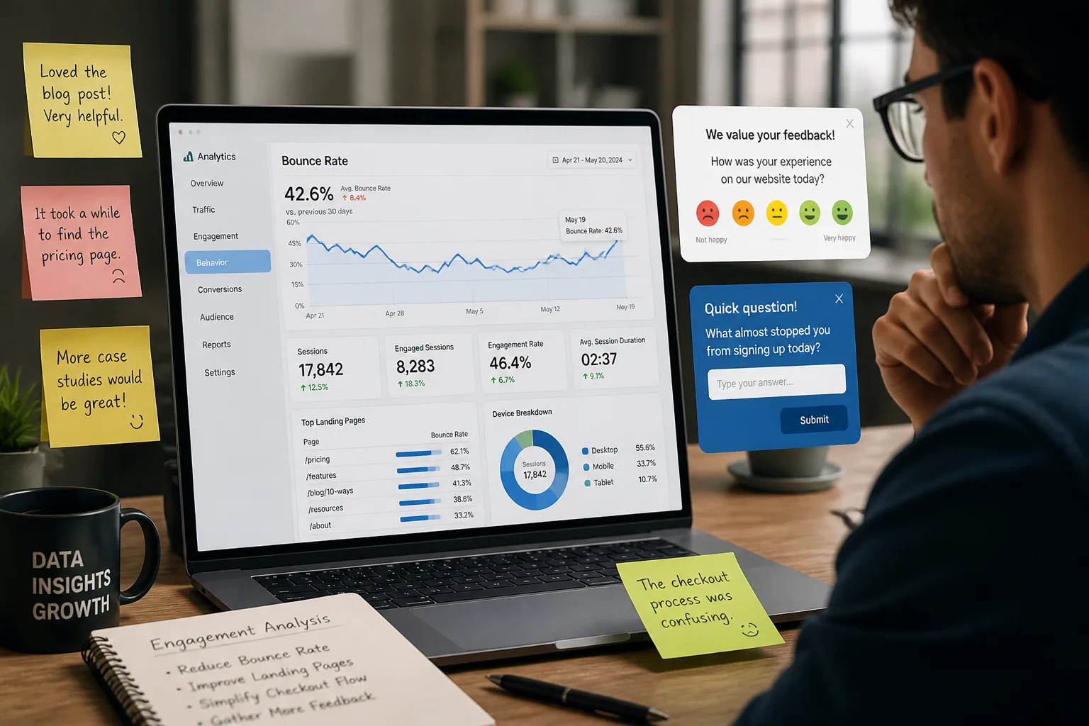 How to Use Visitor Feedback to Reduce Website Bounce Rate and Improve Engagement
